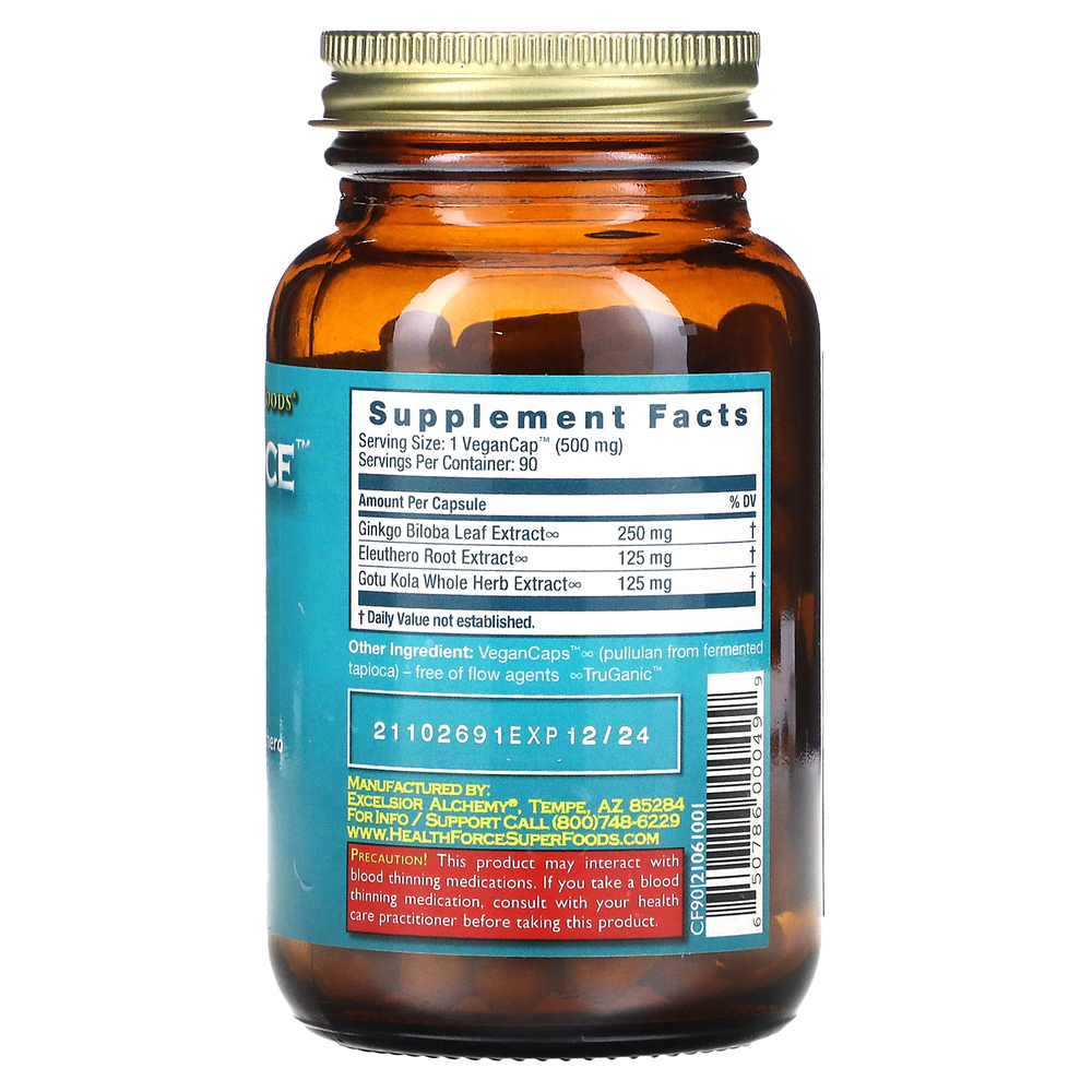 HealthForce Superfoods, CircuForce, 90 веганских капсул