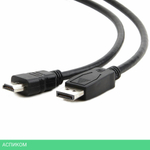 Кабель Cablexpert DisplayPort - HDMI 1.8m Black (CC-DP-HDMI-6)
