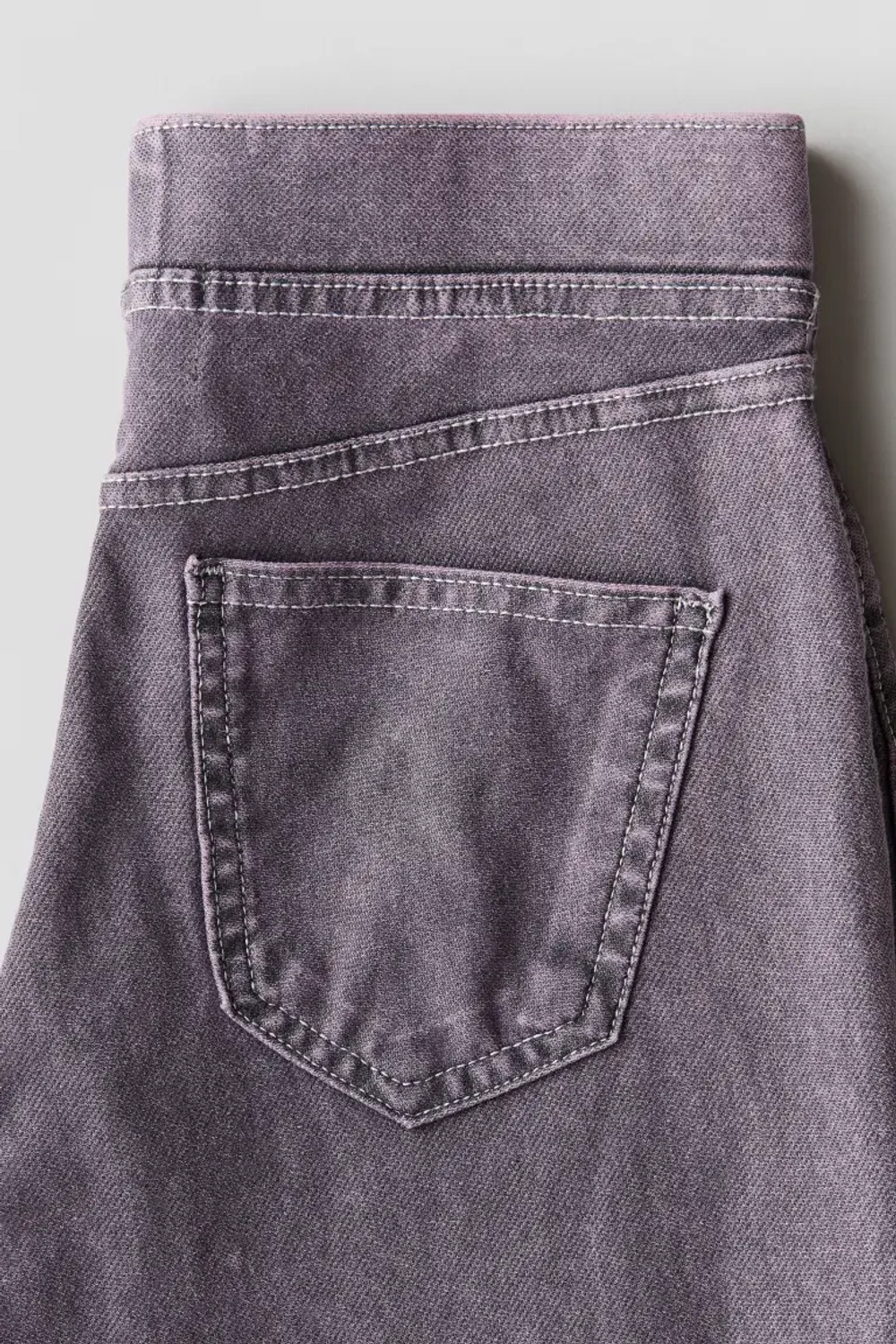 H&M Брюки широкого кроя, серый