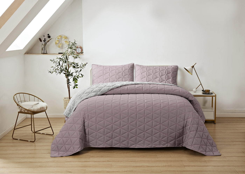 Плед 160х220 Sofi De MarkO Фабрис №5 сиреневый