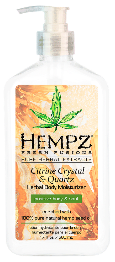 Hempz Citrine Crystal and Quartz Body Moisturizer