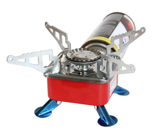 Плитка-горелка газовая портативная с пьезоподжигом. Газовая горелка, походная с чехлом. Плитка туристическая.