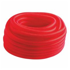 Труба гофрированная MVI Ду40 (внутр.35мм), красная (30)