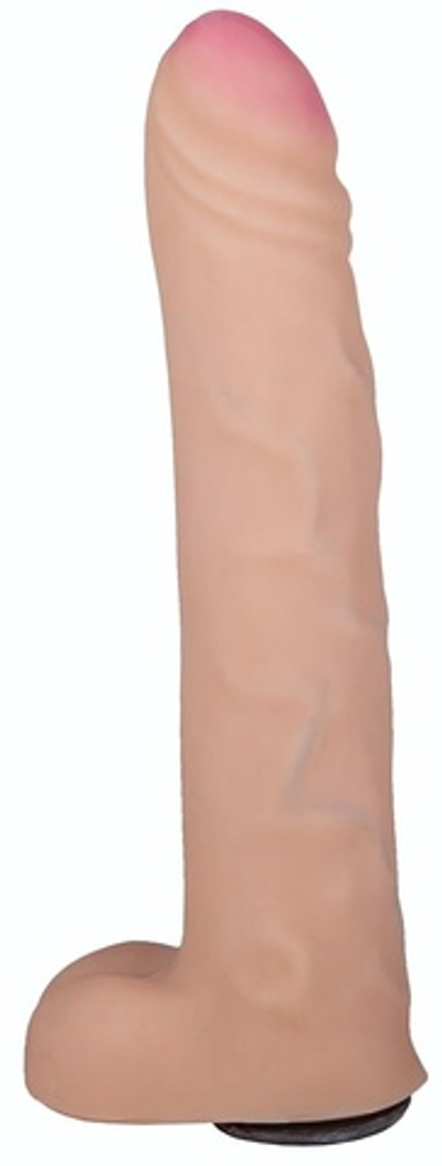 Фаллическая насадка REAL Standard - 17 см. (Цвет: телесный)