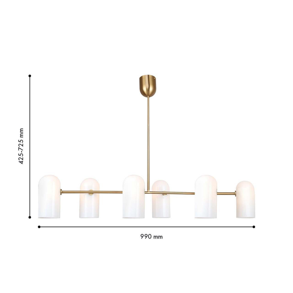 Люстра на штанге F-Promo Barfila 4619-6P