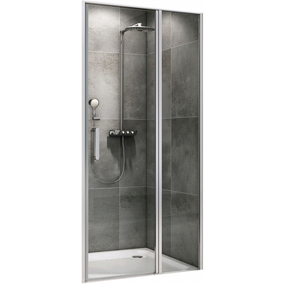 Душевая дверь Abber Sonnenstrand 100 AG04100S профиль Хром стекло прозрачное