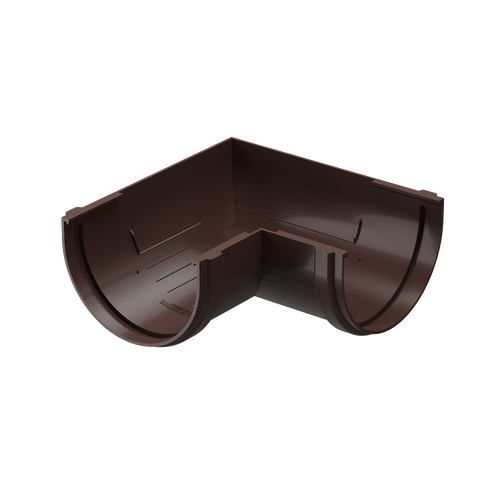 Угловой элемент желоба 135° Шоколад