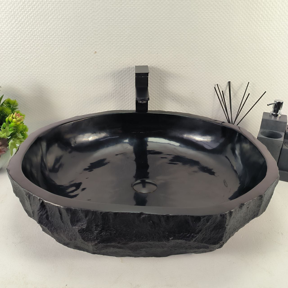 Раковина из андезита Erozy Black EA-65004 62*50*16 0044