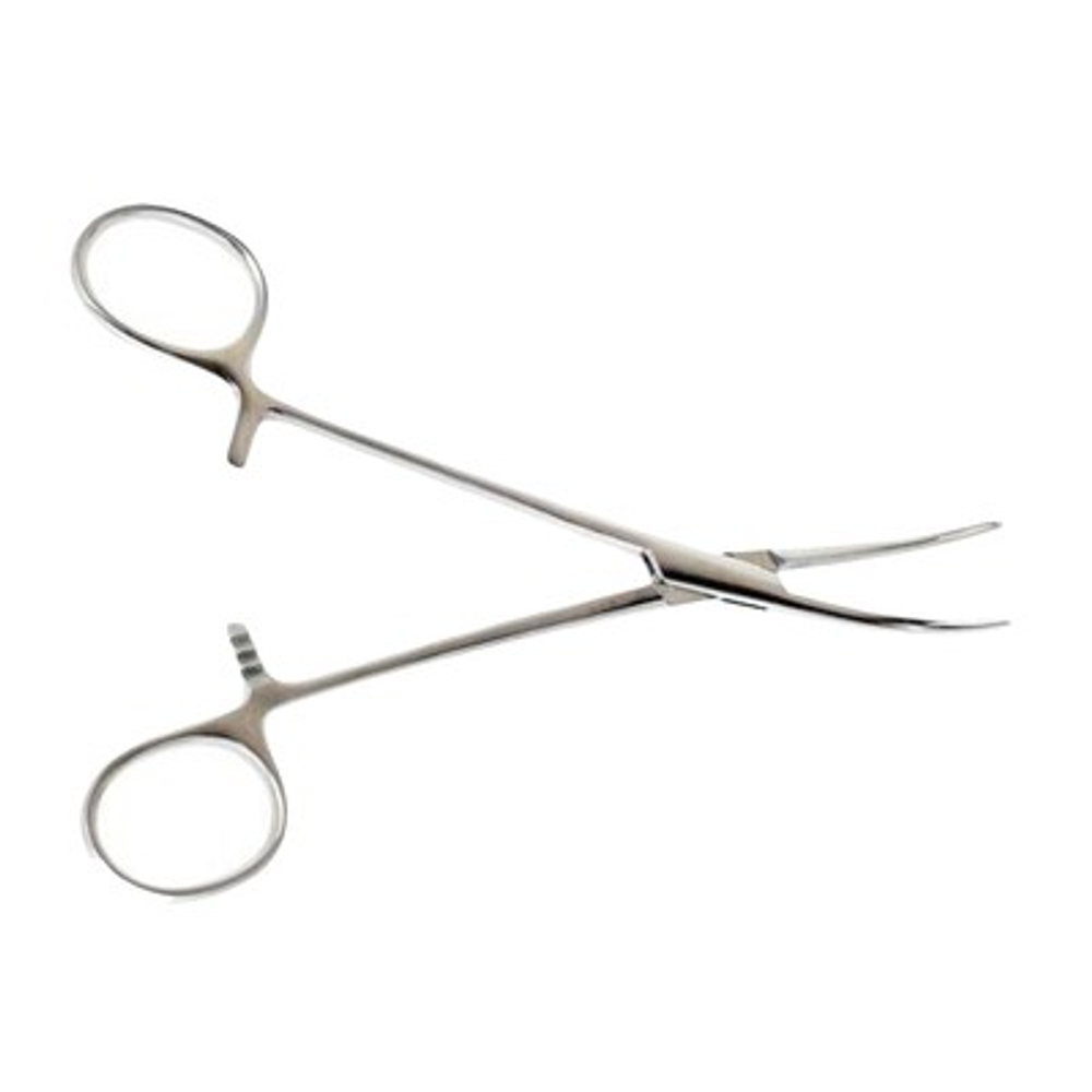 Зажим кровоостанавливающий зубчатый №1 Surgicon, 160 мм (J-17-052)