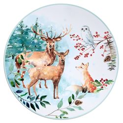 НАБОР ПОДСТАНОВОЧНЫХ САЛФЕТОК "ЗИМНЯЯ СКАЗКА" ИЗ 2 ШТ., ДИАМЕТР=38 СМ