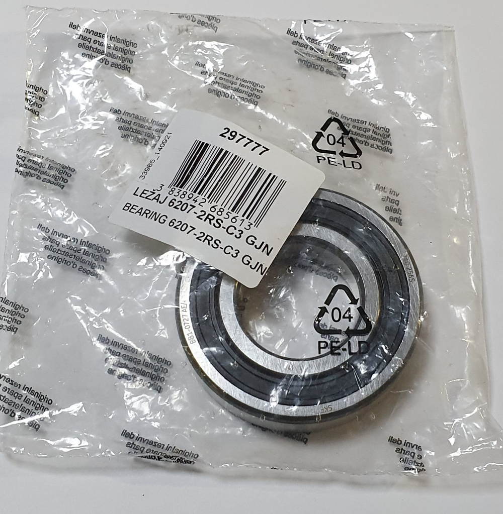 Подшипник 6207 для стиральной машины Горенье и др.