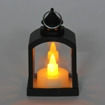 Сувенир с подсветкой «Уютный вечер» 5,5*9,5 см, Черный