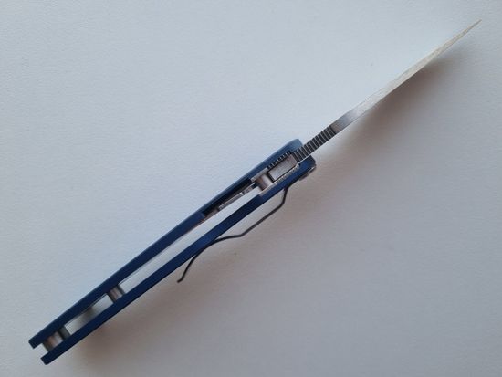 Складной нож Spyderco 81GPCBL2 Paramilitary 2 - нож складн., рукоять-синяя G10, клинок CPM SPY27