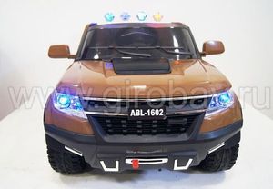 Детский электромобиль River Toys Chevrolet X111XX коричневый