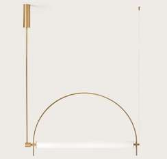 Подвесной светильник Arc золотистый