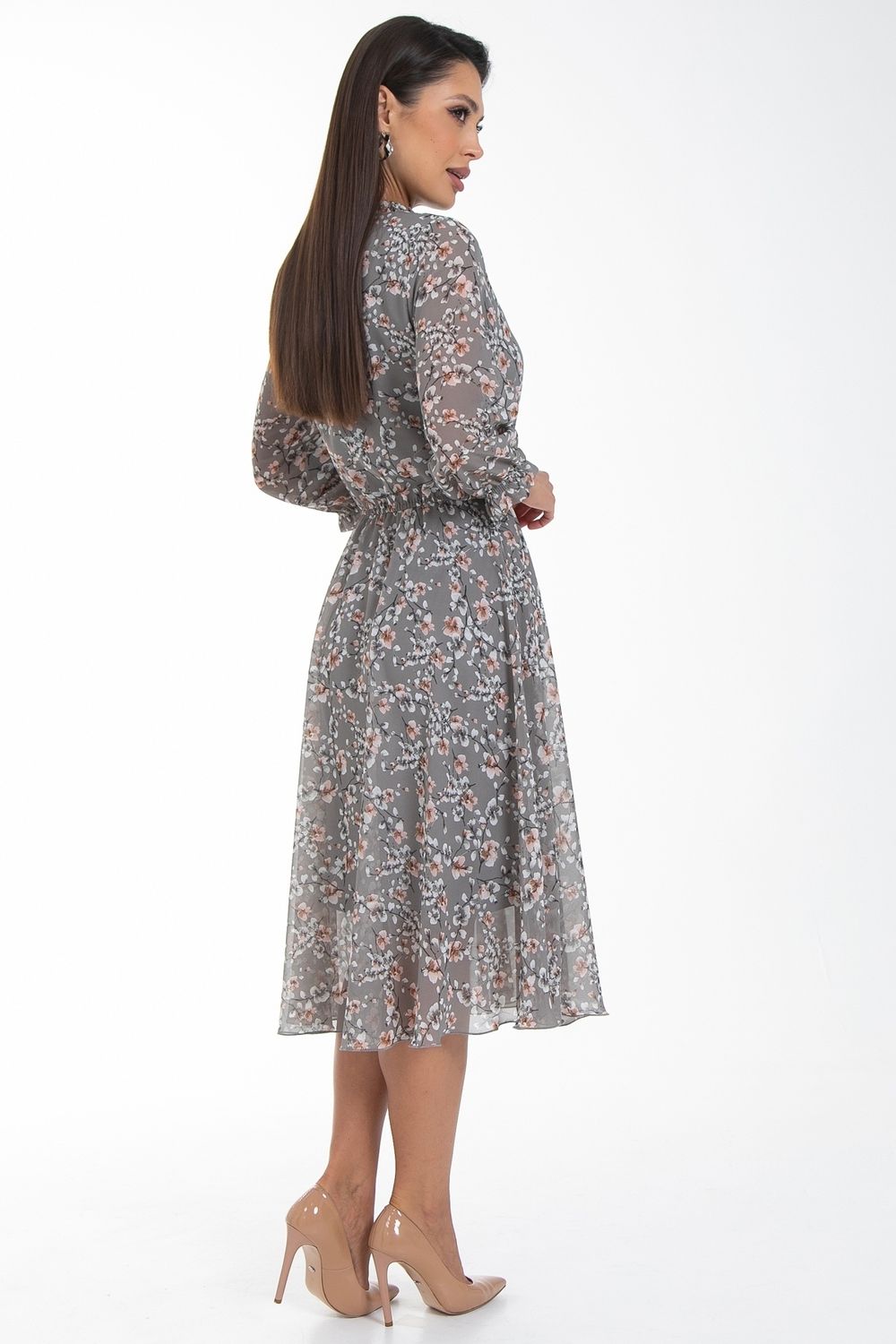 Платье Шифоновое Ангел (грей) Diolche