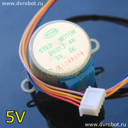 Шаговый двигатель 28BYJ-48-5V-1/16