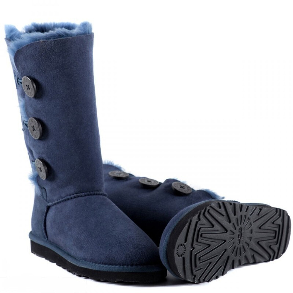 Угги Bailey Button Triplet Navy