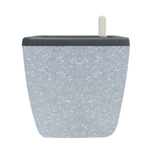 Горшок с автополивом InGreen Munchen D 210мм/5л с внутренней вставкой 2,2л, квадратный, светлый камень