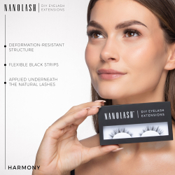 Nanolash DIY Eyelash Extensions - Пучки ресниц без узелков, 36 шт.