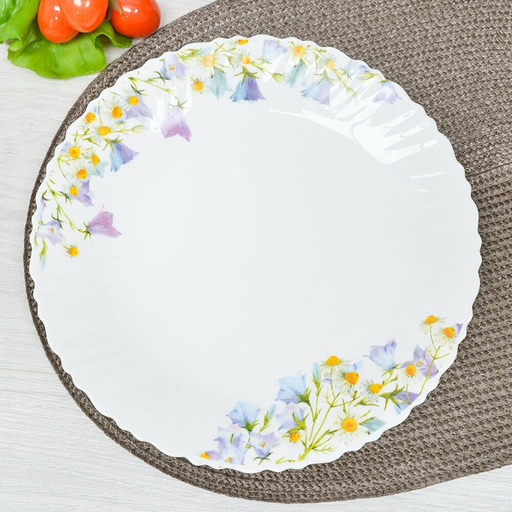 Тарелка обеденная 24см Колокольчики