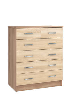 Комод большой Катрин 5, ясень шимо/дуб сонома