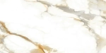 Керамогранит Alma Ceramica GFA114CLR04L Calacatta Oro 114x57 бежевый / белый лаппатированный под мрамор