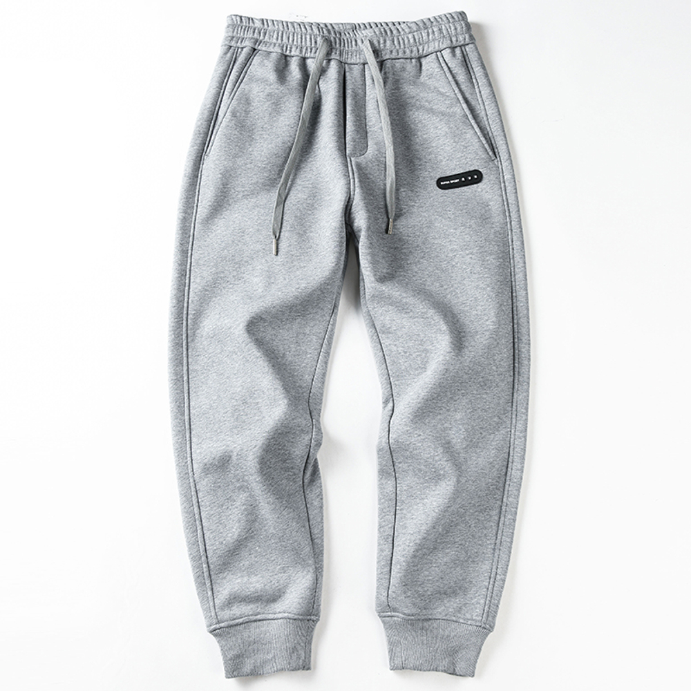 Спортивные повседневные брюки весна-осень, свободные, больших размеров, осенние брюки-шаровары, джоггеры на резинке, однотонные