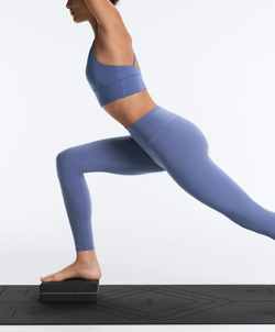 OYSHO Легинсы Comfortlux длиной до щиколотки с высокой посадкой, пыльно-синий