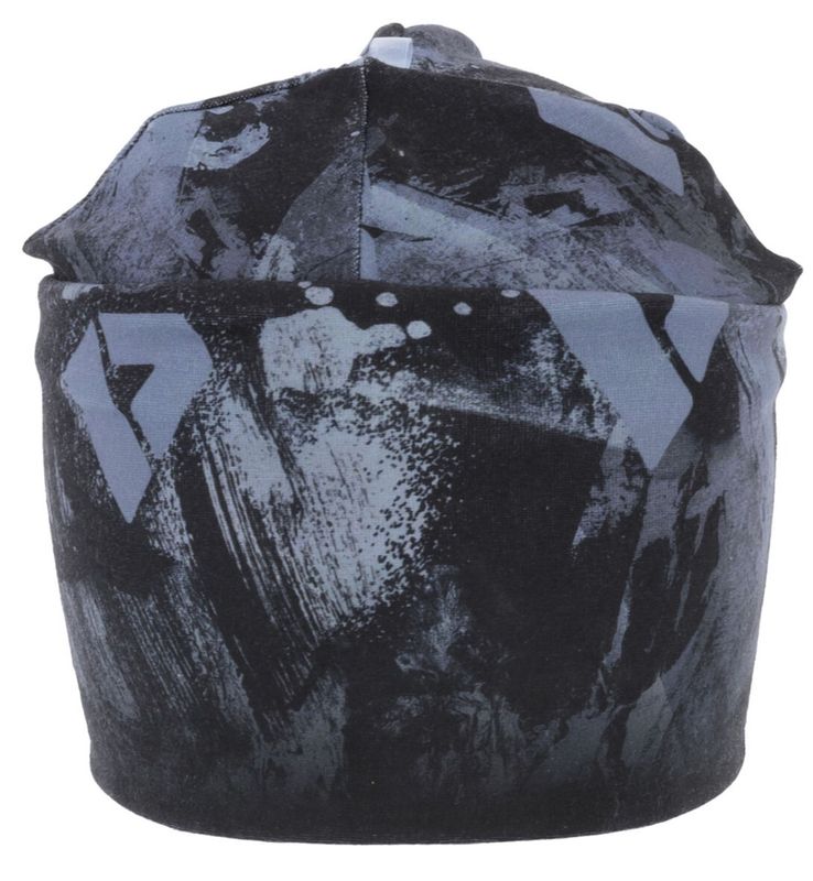 Тонкая теплая спортивная шапка Buff Thermonet Hat Skatick Graphite Фото 3