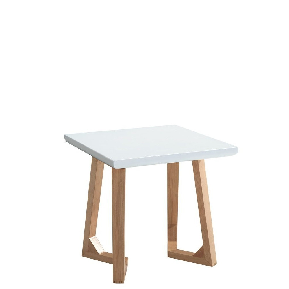 Стол журнальный J1692C Белый/Ясень