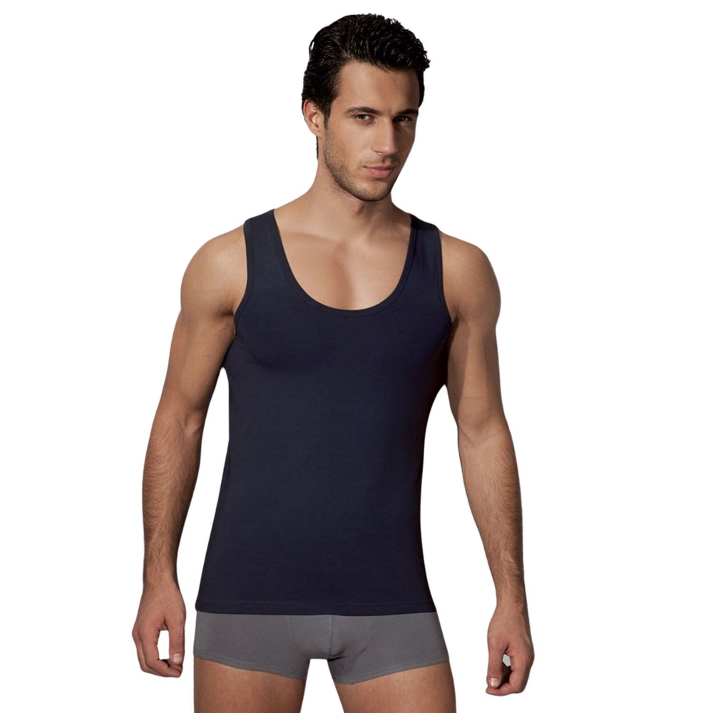 Классическая мужская майка с круглым вырезом Doreanse Weekend (Размер: XXL) (Цвет: темно-серый)