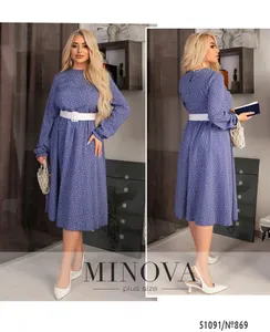Платье 869-джинс Minova