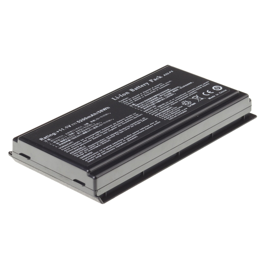 Аккумуляторная батарея iBatt 5200 mAh для ноутбуков Asus A32-F5, A32-X50