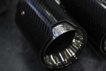 Насадки на глушитель M Power style с карбоном 63/89 двойная пара