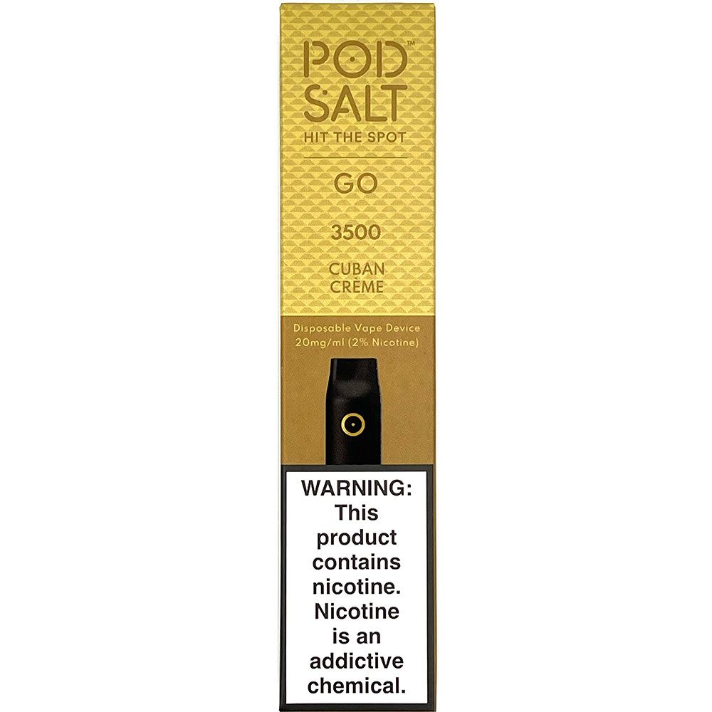 Pod Salt GO 3500 - Cuban Crème (2% nic)