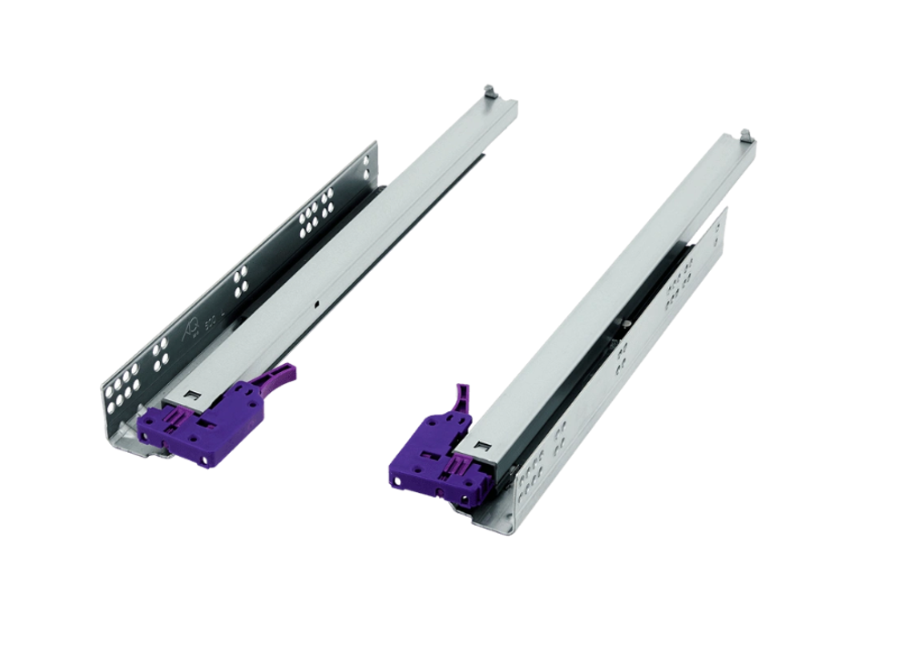 Направляющая скрытого монтажа Stealth синхр. полн. выдв. Push (ДСП до 16мм), 350, AQ