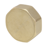 Заглушка латунь Ду 25 (1") ВР VALFEX VF.590.L.100