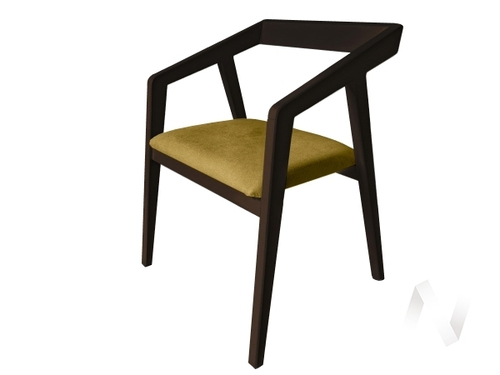 Кресло Стинг (опоры венге/вита 52 (горчичный)