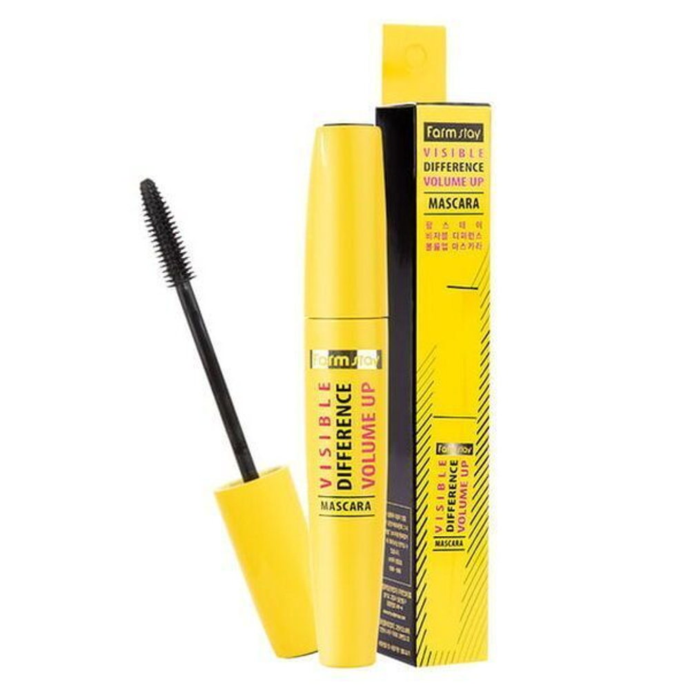 FarmStay Visible Difference Volume Up Mascara 12g,Гипоаллергенная тушь для объёма 12 г