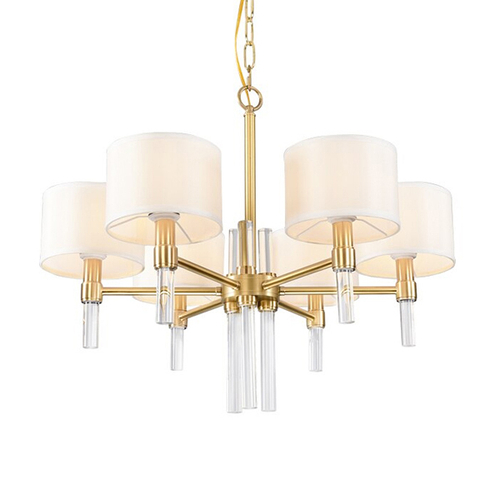 Люстра 8009P-6 gold