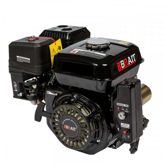 Двигатель бензиновый "BRAIT" BR202PE20 (6.5 л.с., эл стартер, вал 20 мм)
