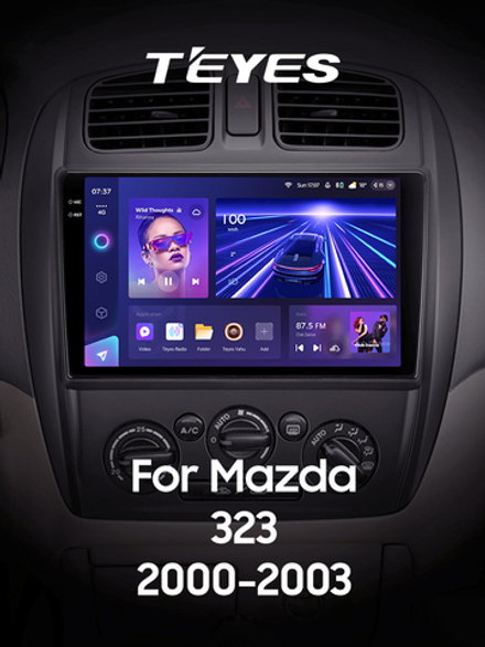 Teyes CC3 2K 9"для Mazda 323 2000-2003