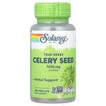 Solaray, True Herbs, семена сельдерея, 100 вегетарианских капсул (505 мг на капсулу)