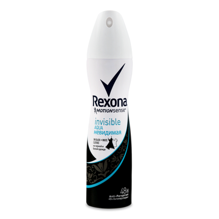 Дезодорант-Антиперспирант женский Rexona Invisible Aqua 150 мл