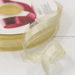 Лента Органза 2,5см х 110м (Бежевый)