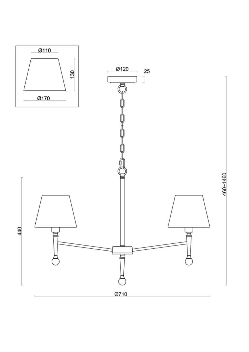Подвесная люстра Freya ROSEMARY FR2190PL-05N