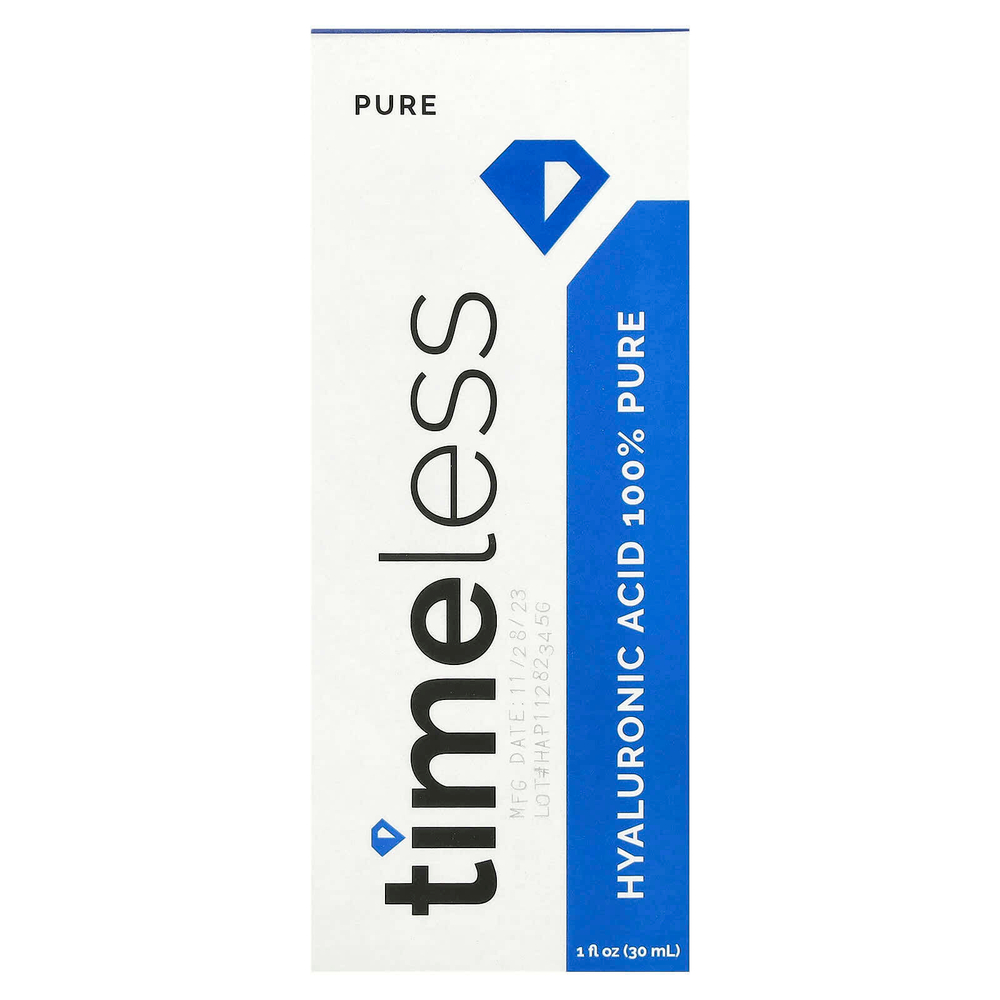 Timeless Skin Care, 100% чистая гиалуроновая кислота, 30 мл (1 жидк. унц.)