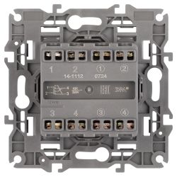 Розетка ЭРА Elegance 14-3101-16 TV одиночная, титан