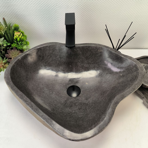 Раковина из речного камня RS-62788 (60*48*15) 57